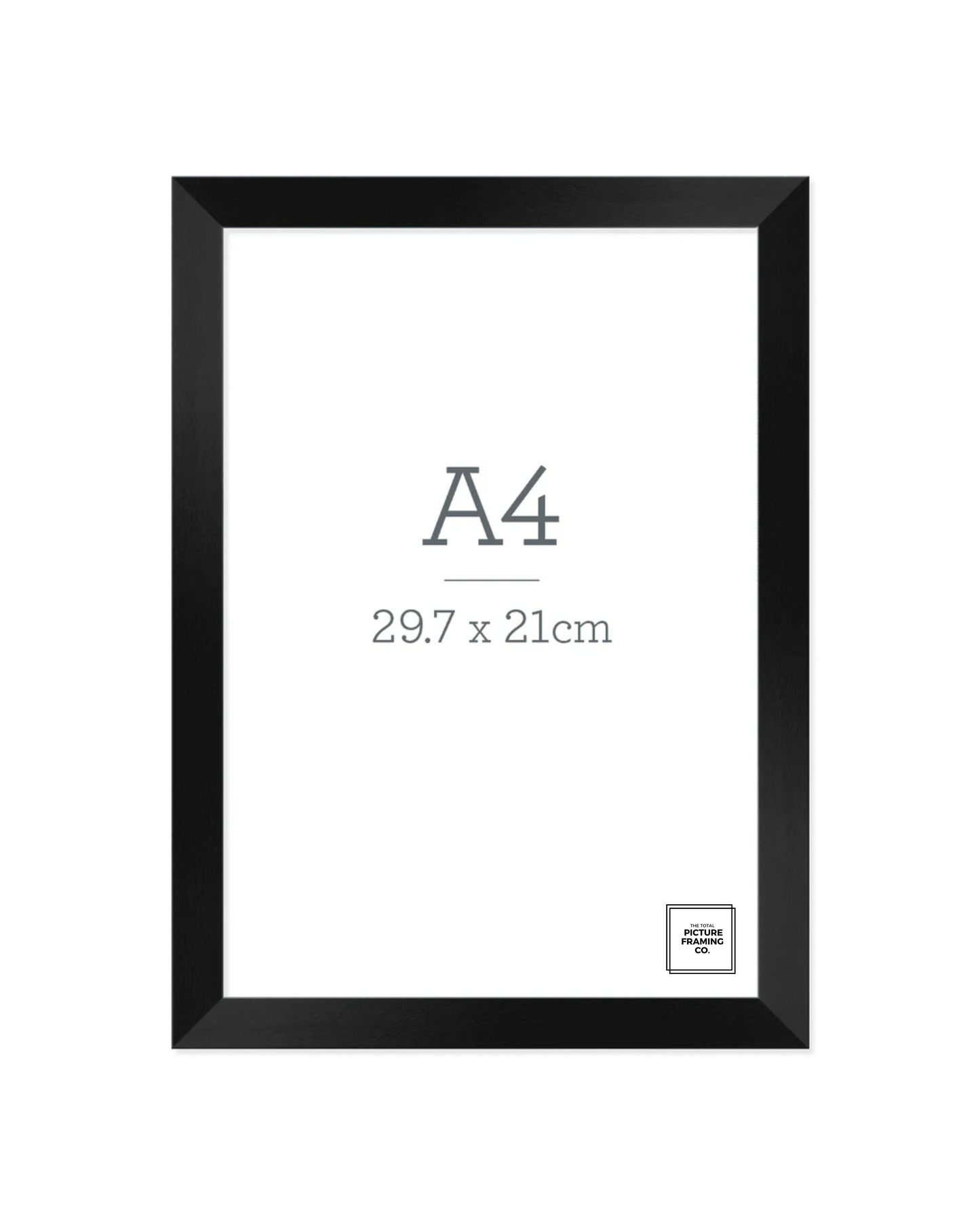 Black Wooden Picture Frame for A4 Size Artwork