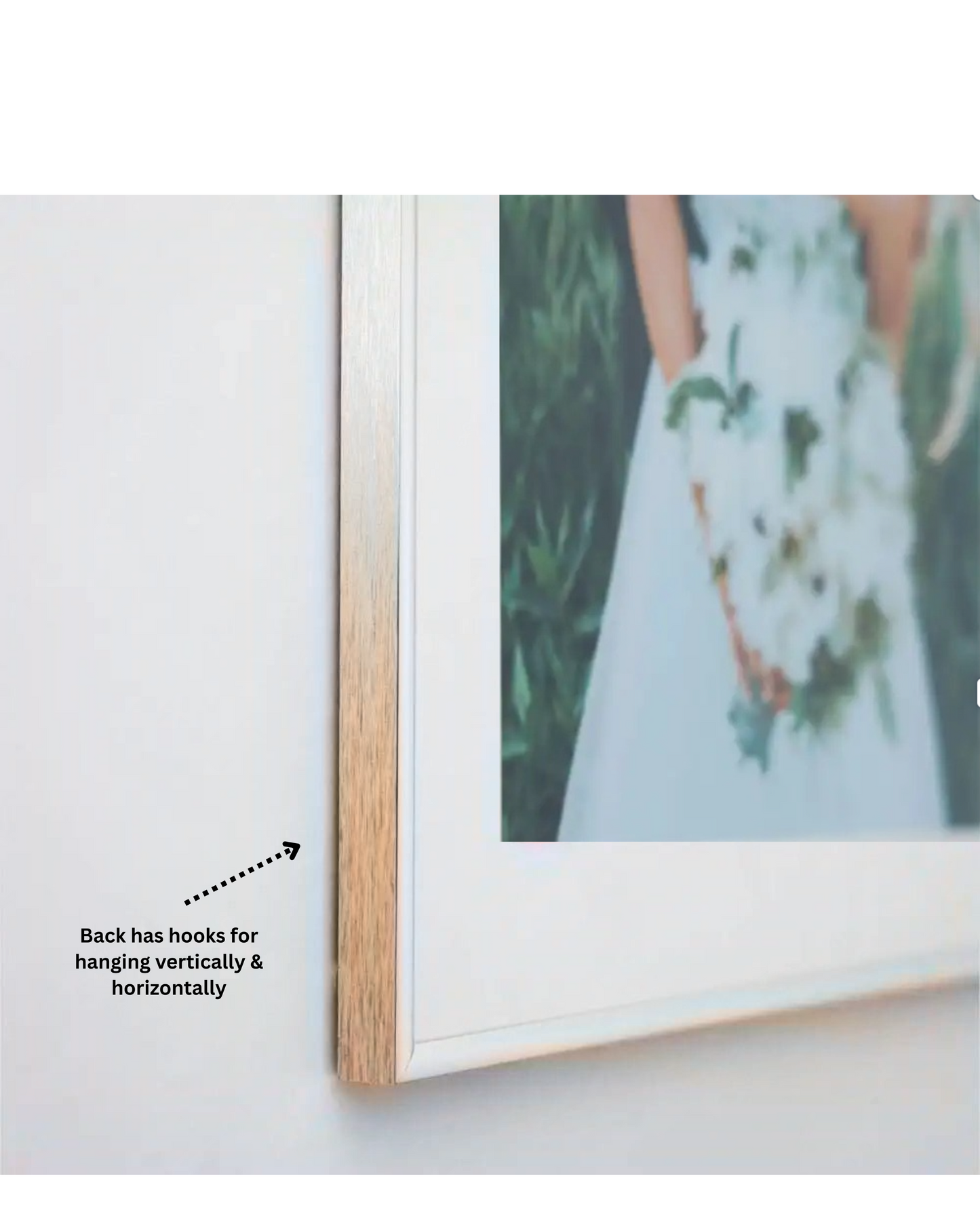Gold Wooden Picture Frame for 50x70cm Size Artwork