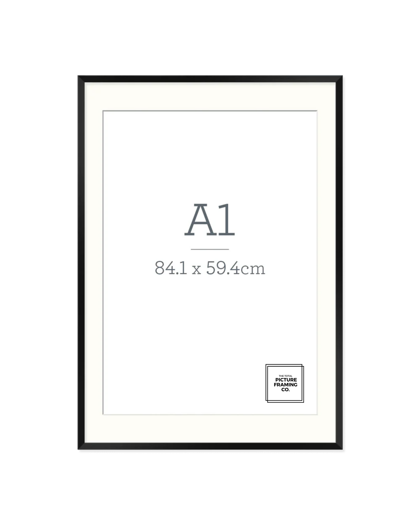 Black Wooden Picture Frame for A1 Size Artwork