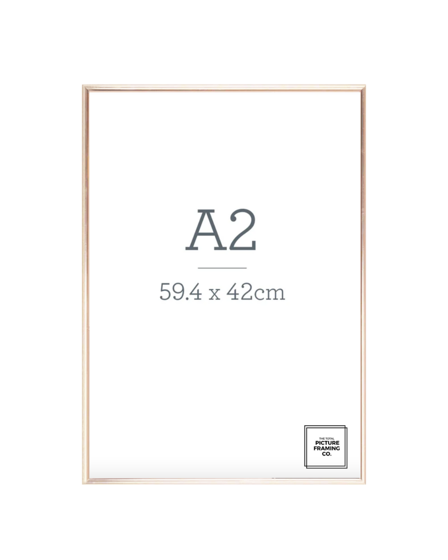 Gold Wooden Picture Frame for A2 Size Artwork