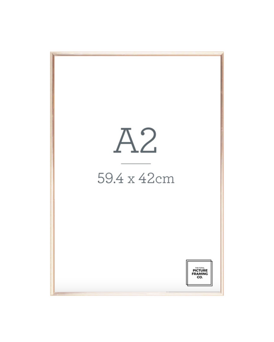 Gold Wooden Picture Frame for A2 Size Artwork