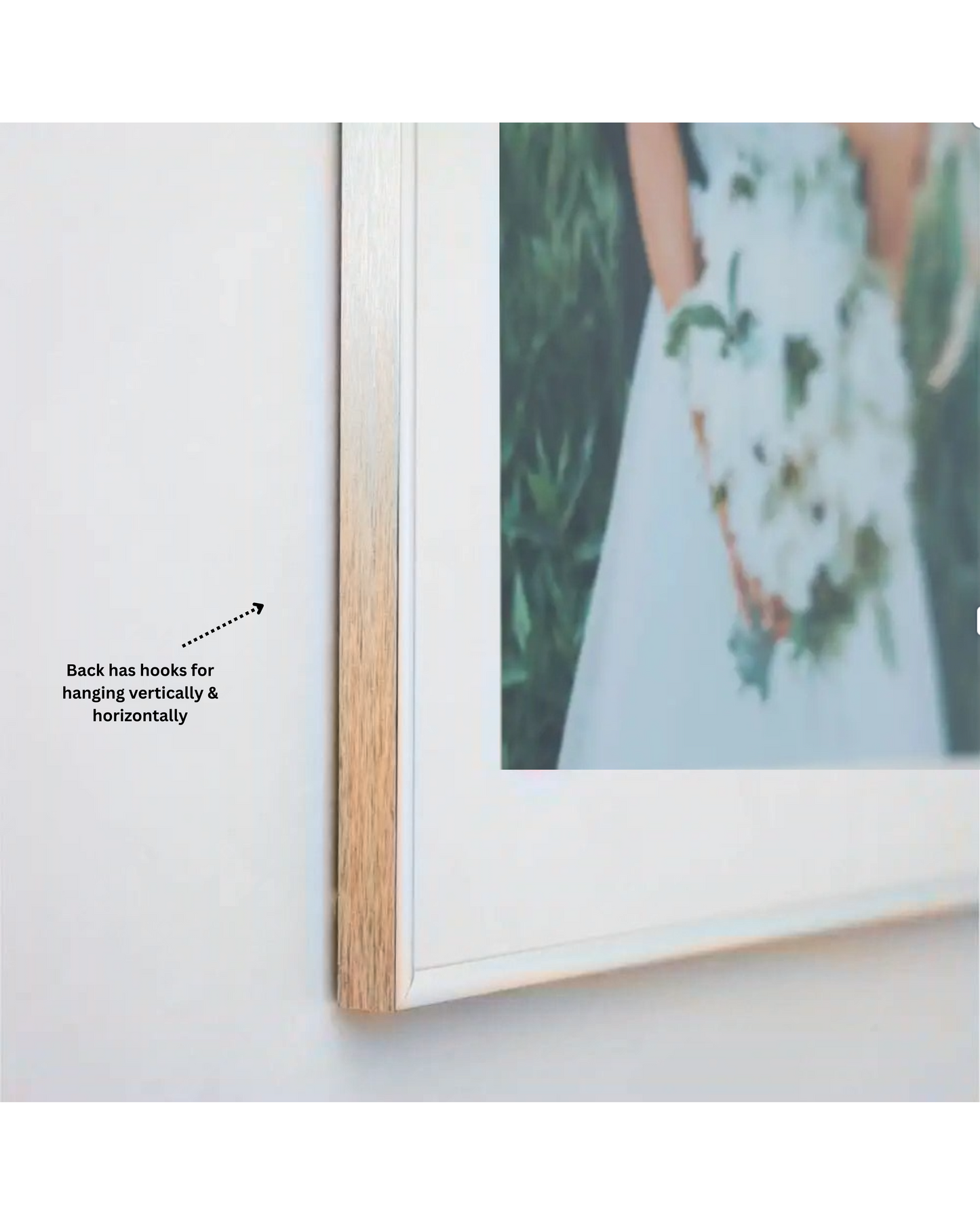 Gold Wooden Picture Frame for A2 Size Artwork