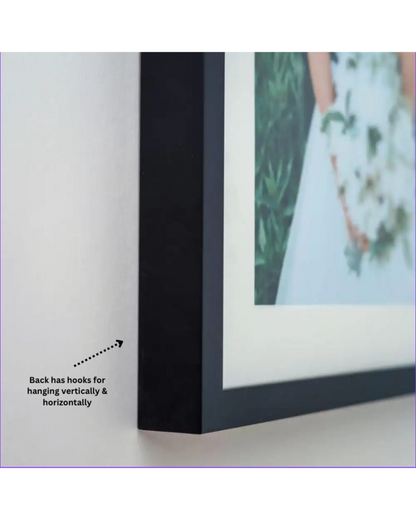 Black Wooden Picture Frame for A3 Size Artwork