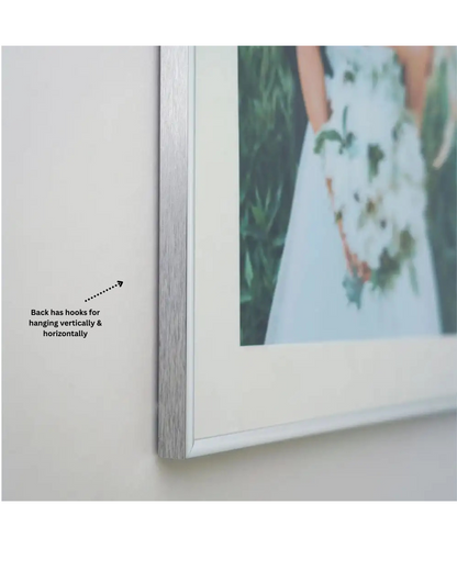 Silver Wooden Picture Frame for A3 Size Artwork