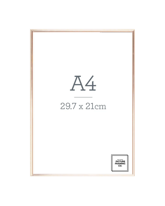 Gold Wooden Picture Frame for A4 Size Artwork