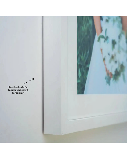White Wooden Picture Frame for A4 Size Artwork